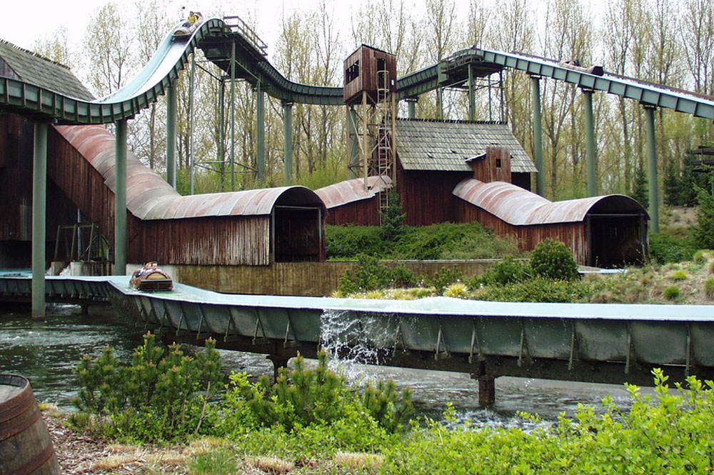 Waterattractie Crazy River in Walibi Holland